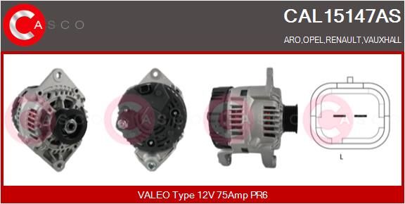 CASCO Ģenerators CAL15147AS