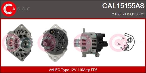 CASCO Ģenerators CAL15155AS