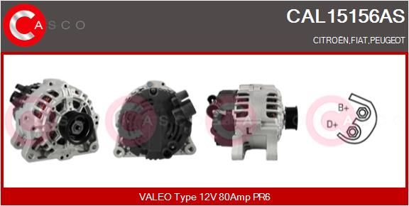 CASCO Ģenerators CAL15156AS