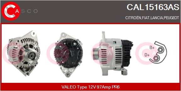 CASCO Ģenerators CAL15163AS