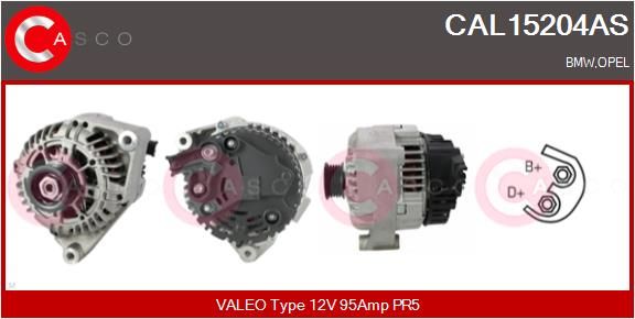 CASCO Ģenerators CAL15204AS