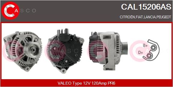 CASCO Ģenerators CAL15206AS