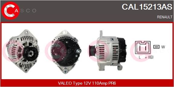 CASCO Ģenerators CAL15213AS