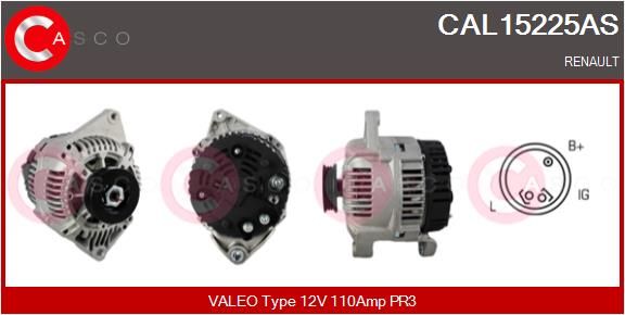 CASCO Ģenerators CAL15225AS