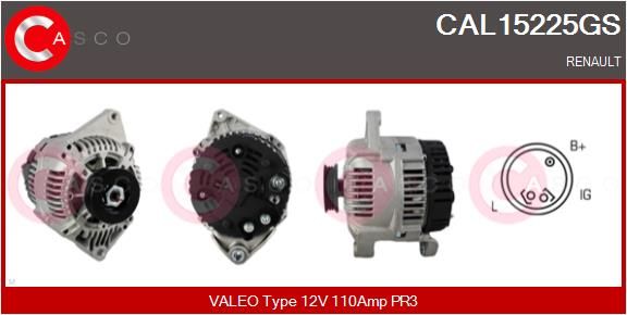 CASCO Ģenerators CAL15225GS