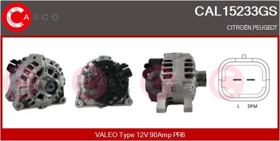 CASCO Ģenerators CAL15233GS