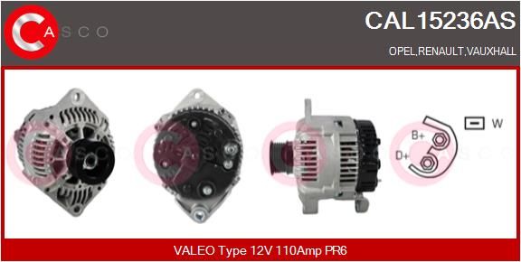 CASCO Ģenerators CAL15236AS