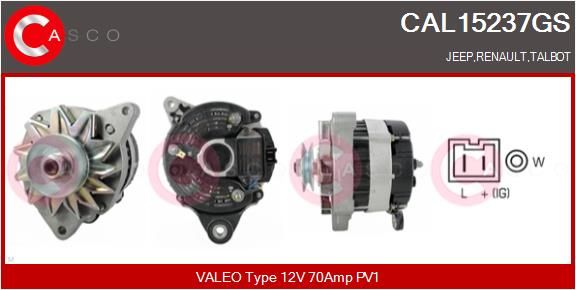 CASCO Ģenerators CAL15237GS