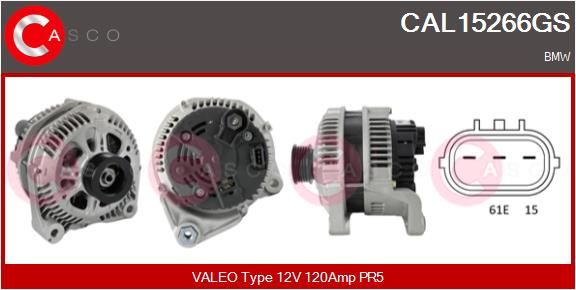 CASCO Ģenerators CAL15266GS