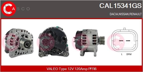 CASCO Ģenerators CAL15341GS