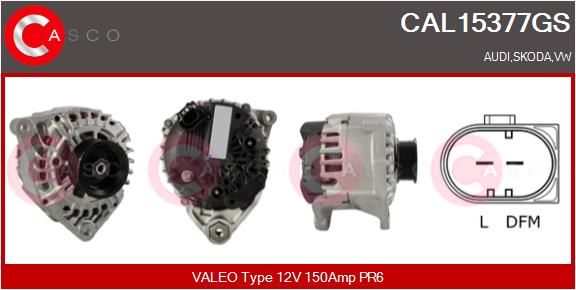 CASCO Ģenerators CAL15377GS