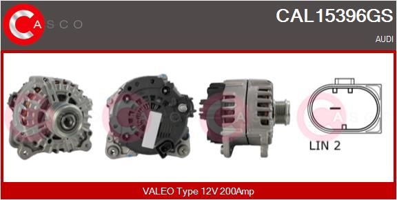 CASCO Ģenerators CAL15396GS