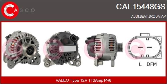 CASCO Ģenerators CAL15448GS