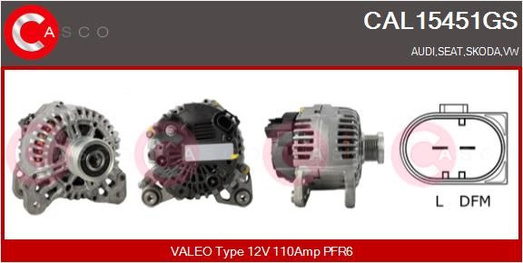 CASCO Ģenerators CAL15451GS