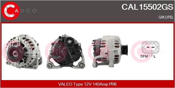 CASCO Ģenerators CAL15502GS
