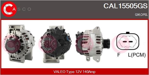 CASCO Ģenerators CAL15505GS
