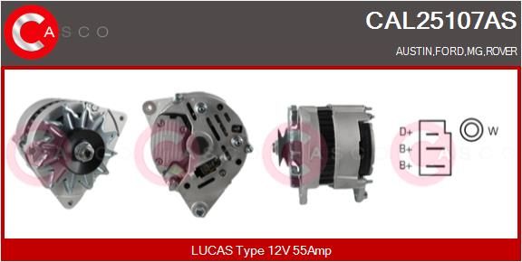 CASCO Ģenerators CAL25107AS