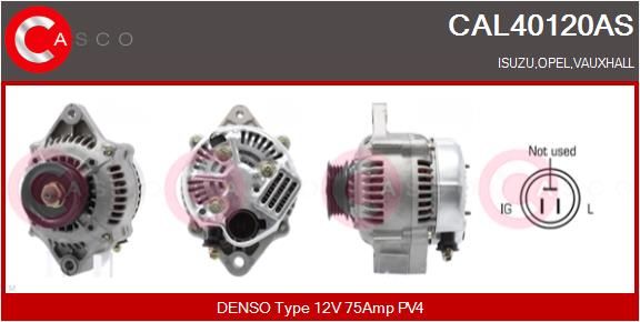 CASCO Ģenerators CAL40120AS
