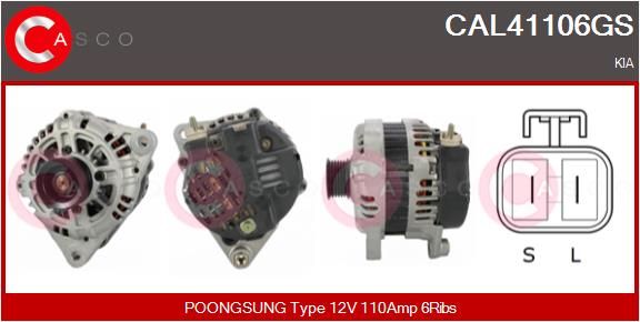 CASCO Ģenerators CAL41106GS