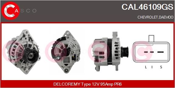 CASCO Ģenerators CAL46109GS