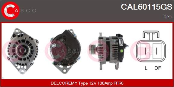 CASCO Ģenerators CAL60115GS