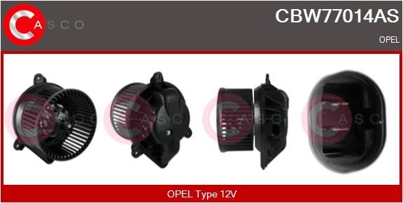 CASCO Вентилятор салона CBW77014AS