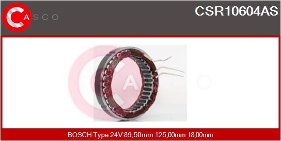 CASCO Stators, Ģenerators CSR10604AS