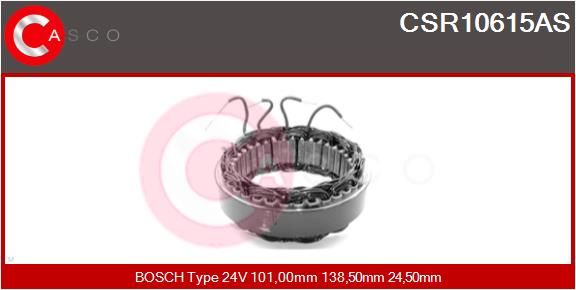 CASCO Stators, Ģenerators CSR10615AS