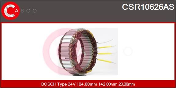 CASCO Stators, Ģenerators CSR10626AS