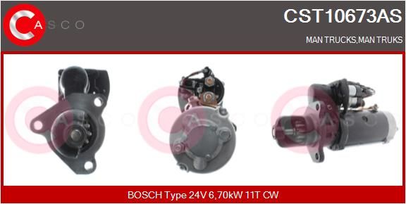 CASCO Starteris CST10673AS