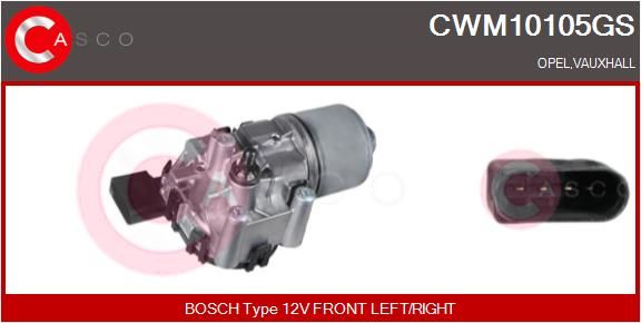 CASCO Stikla tīrītāju motors CWM10105GS