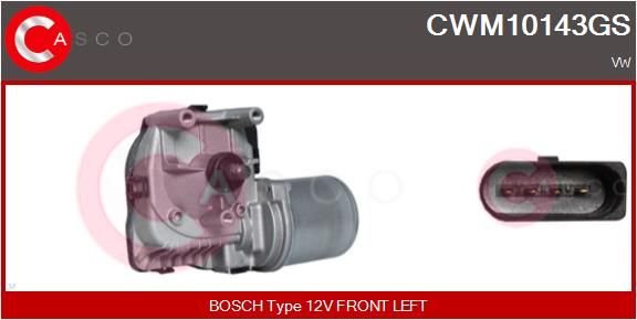 CASCO Stikla tīrītāju motors CWM10143GS