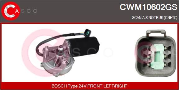 CASCO Stikla tīrītāju motors CWM10602GS