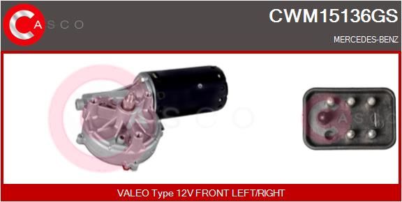 CASCO Stikla tīrītāju motors CWM15136GS