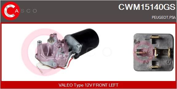 CASCO Stikla tīrītāju motors CWM15140GS