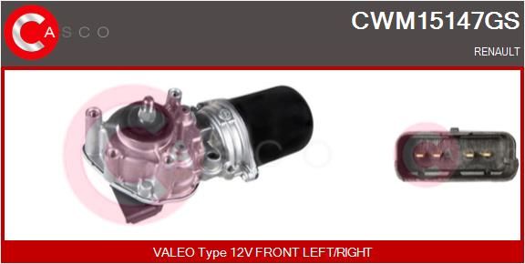 CASCO Stikla tīrītāju motors CWM15147GS