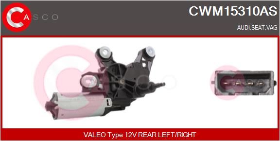 CASCO Stikla tīrītāju motors CWM15310AS