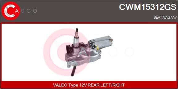 CASCO Stikla tīrītāju motors CWM15312GS
