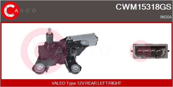 CASCO Stikla tīrītāju motors CWM15318GS