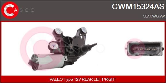 CASCO Stikla tīrītāju motors CWM15324AS