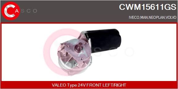 CASCO Stikla tīrītāju motors CWM15611GS