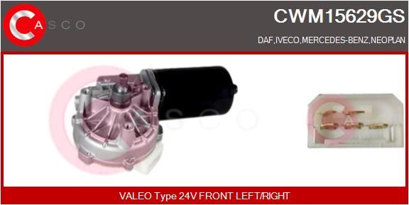 CASCO Stikla tīrītāju motors CWM15629GS