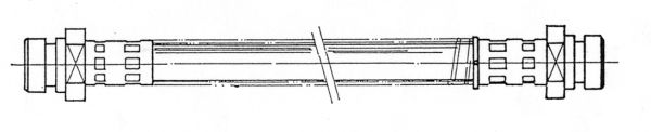 CEF Тормозной шланг 510828