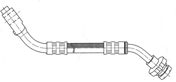 CEF Bremžu šļūtene 511100