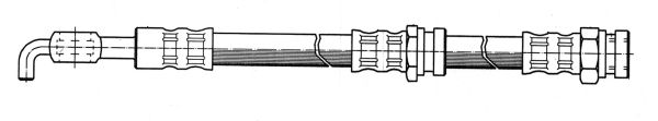 CEF Bremžu šļūtene 511109