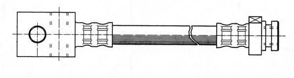 CEF Bremžu šļūtene 511370