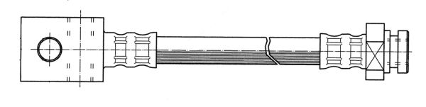 CEF Тормозной шланг 511476