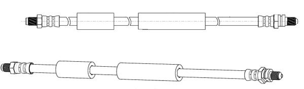 CEF Тормозной шланг 511562