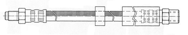 CEF Bremžu šļūtene 511711