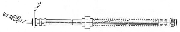 CEF Bremžu šļūtene 512186